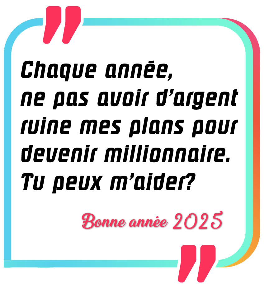 Un plan pour devenir millionnaire en 2025